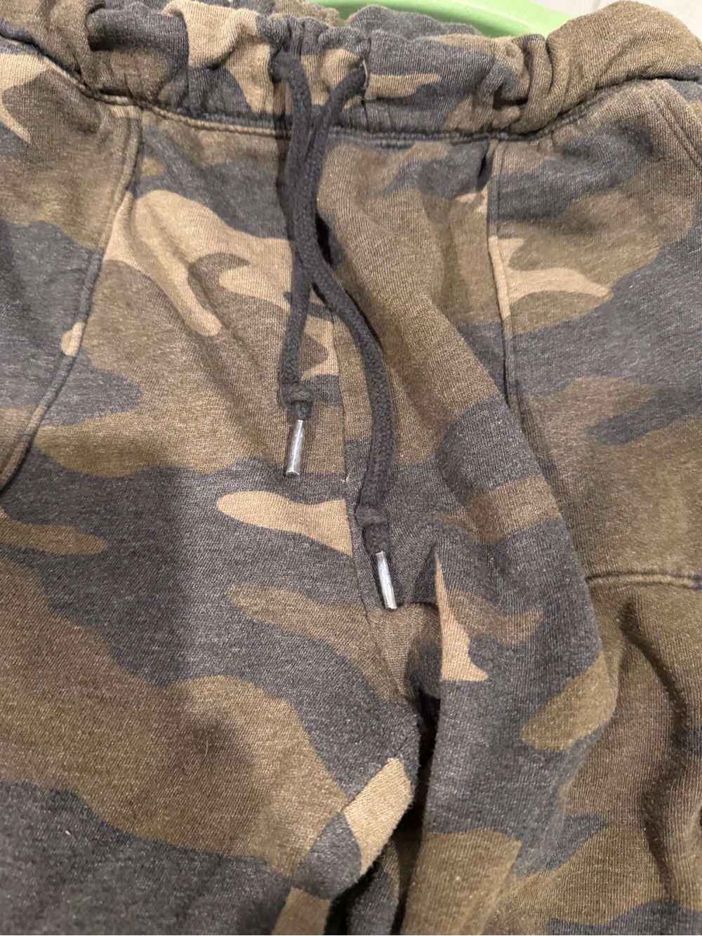 PINK Victoria's Secret Women's Camo Track Joggers in Green and Brown - Picture 5 of 6